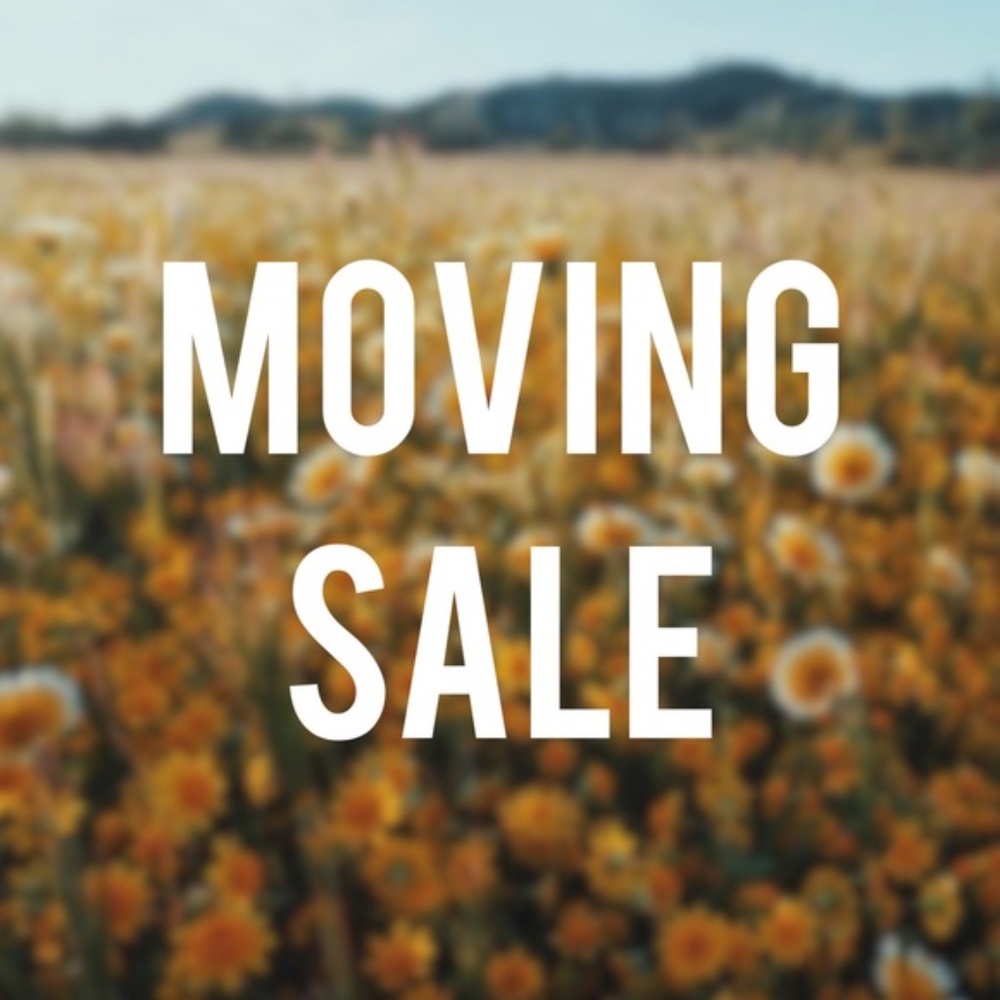 MOVING SALE